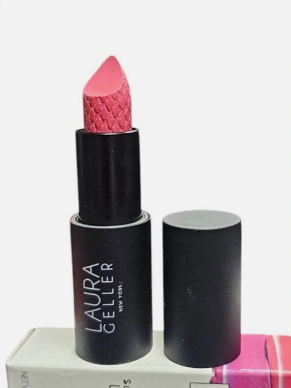 Laura Geller Iconic Baked Sculpting Lipstick Uptown Rose 0.13 oz NIB